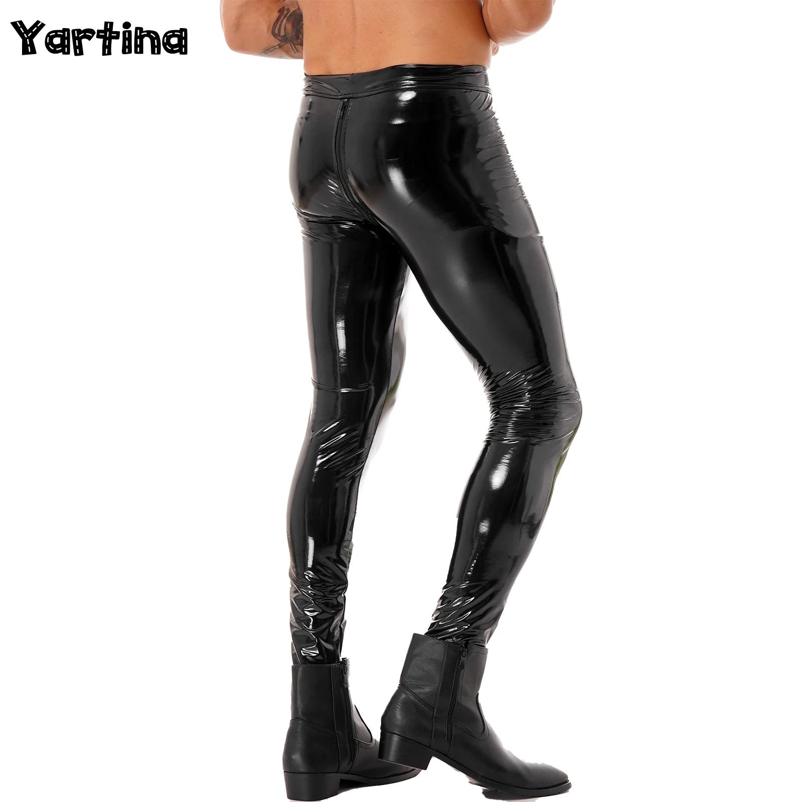 Motorcycle Gear Mens - Calças de virilha com zíper bidirecional