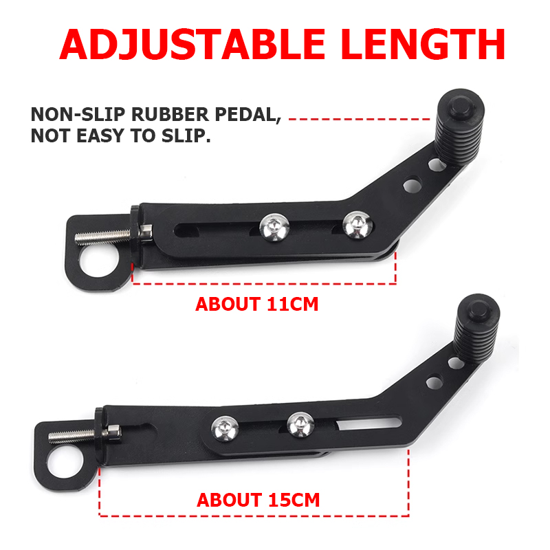 Comprimento ajustável Traseiro - Motorcycle Gear Lever Extender avaliação e preço