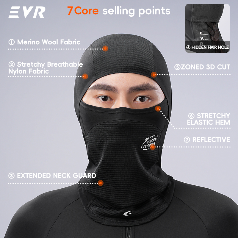 Máscara Facial de Lã de Invern - Motorcycle Gear For Woman avaliação e preço